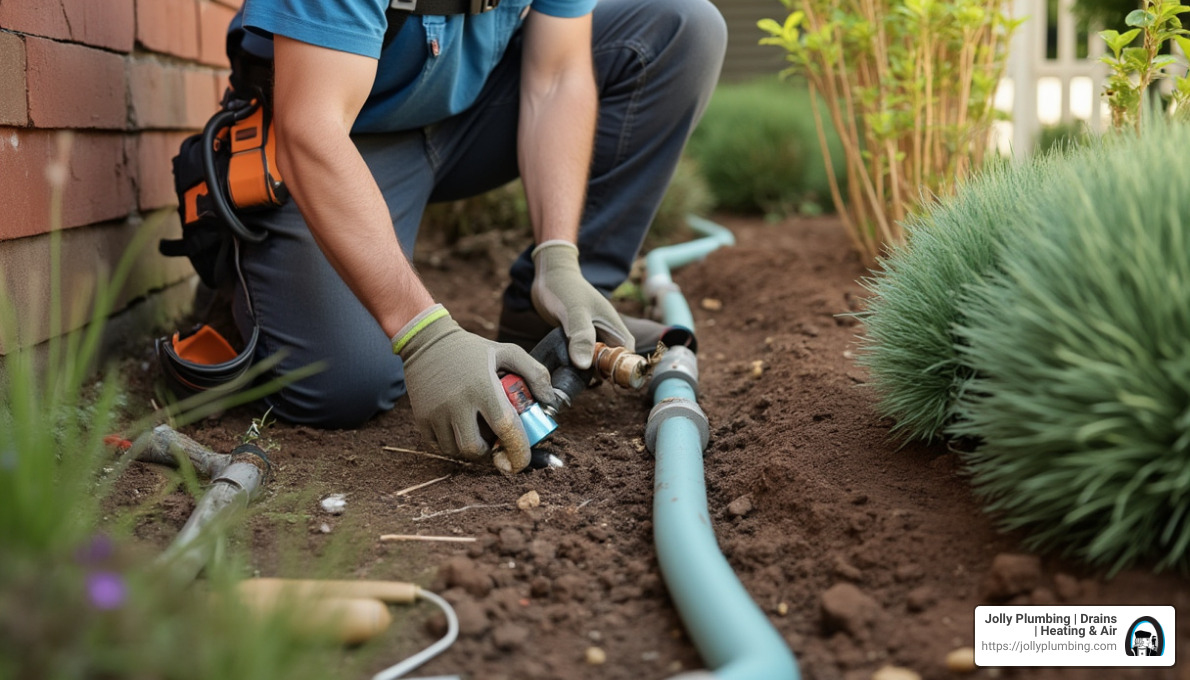 outdoor gas line installation cost