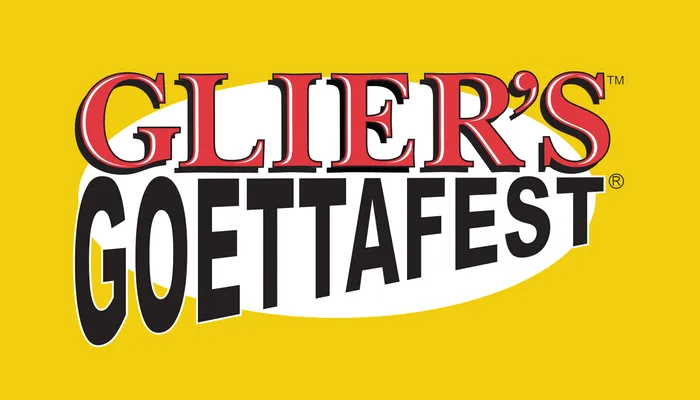 Glier's GoettaFest logo on a bright yellow background.