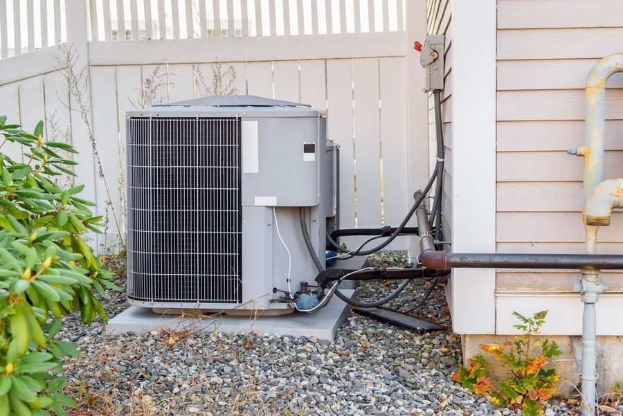 New AC unit installed at a home.