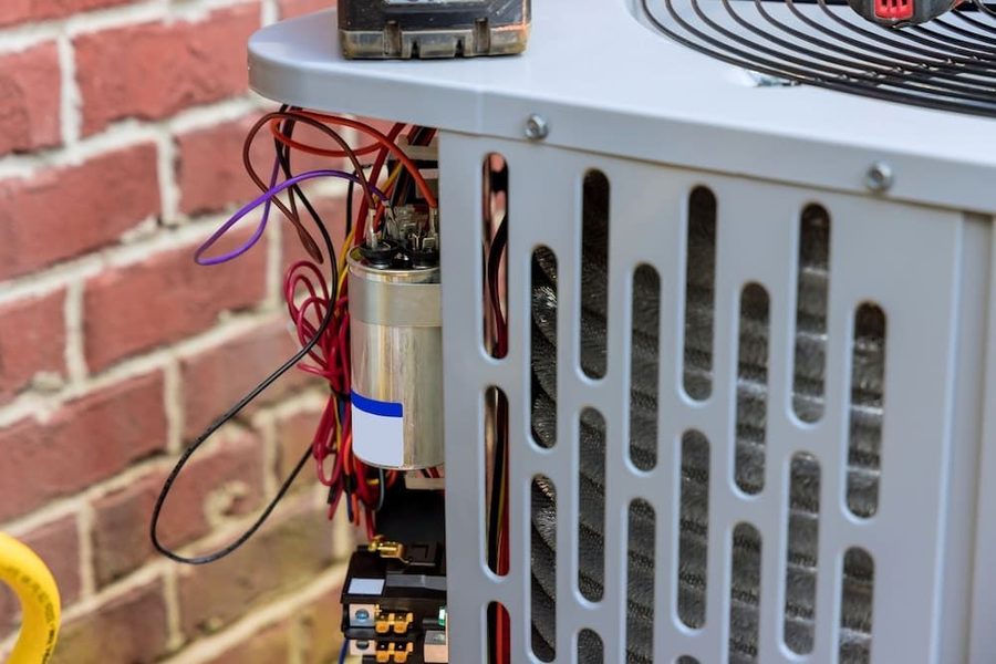 Air conditioner close-up